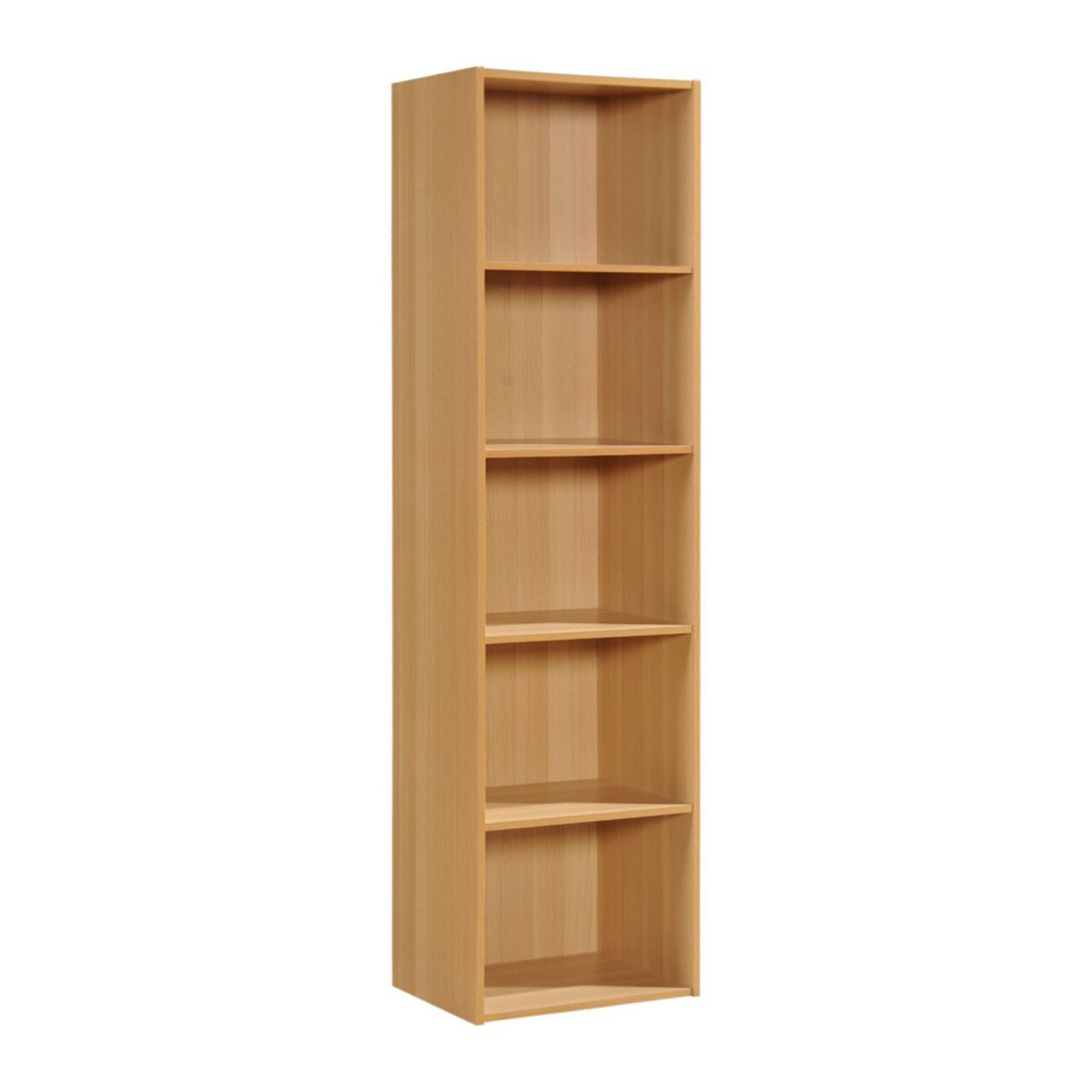 Hodedah Indoor Modern Home Decorative Furniture 5-Shelf Bookcase
